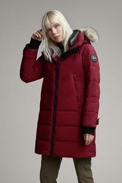 Chamarras Canada Goose Mujer Outlet - Kenton Abrigos Black Label Rojos QD4725136